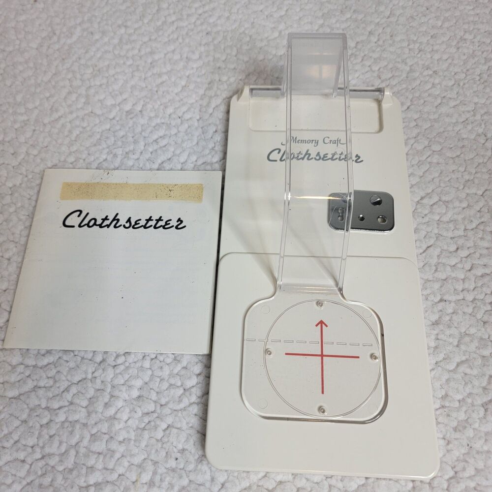 Janome Memory Craft Clothsetter II With Instructions Vintage Very Good Condition
